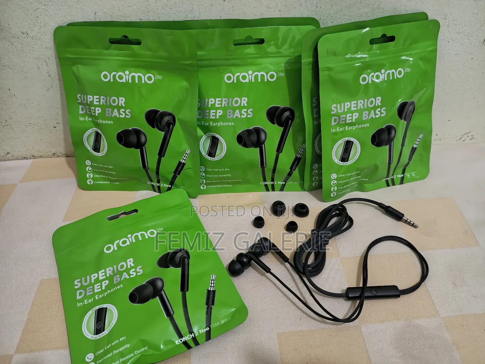 Oraimo Conch 2 Neo 3.5mm in-Ear Wired Headphones