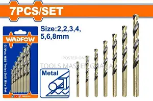 7 Pcs Hss Twist Drill Bits Set # Wtd3k01