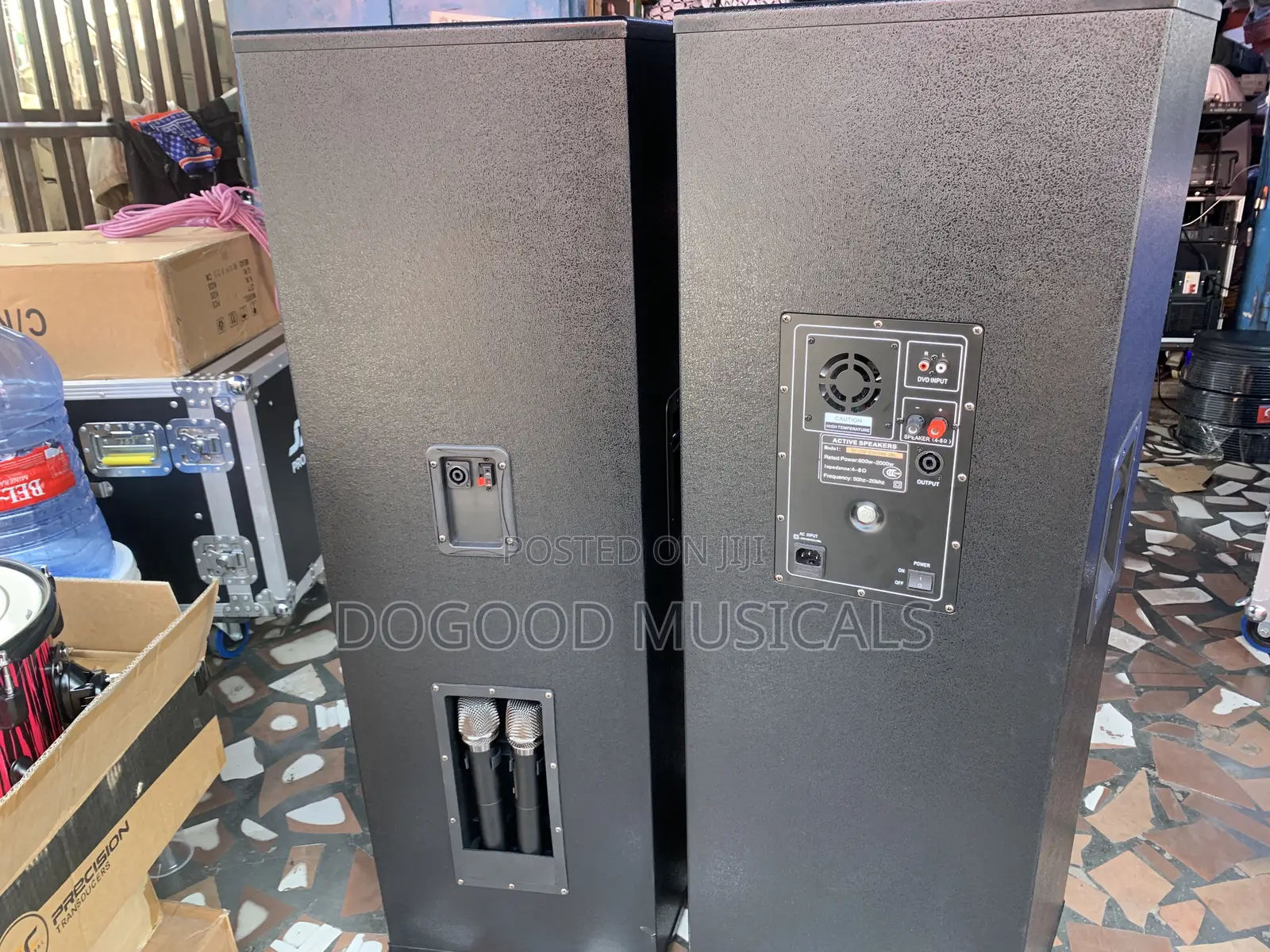 Jac 215 Full Range Active Speaker With 2-wireless Microphone