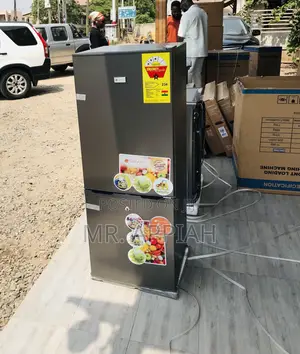Super Cooling Galaxy Double Door Electric Fridge(Gray).