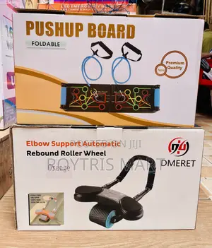 Ab Roller and Push Up Board