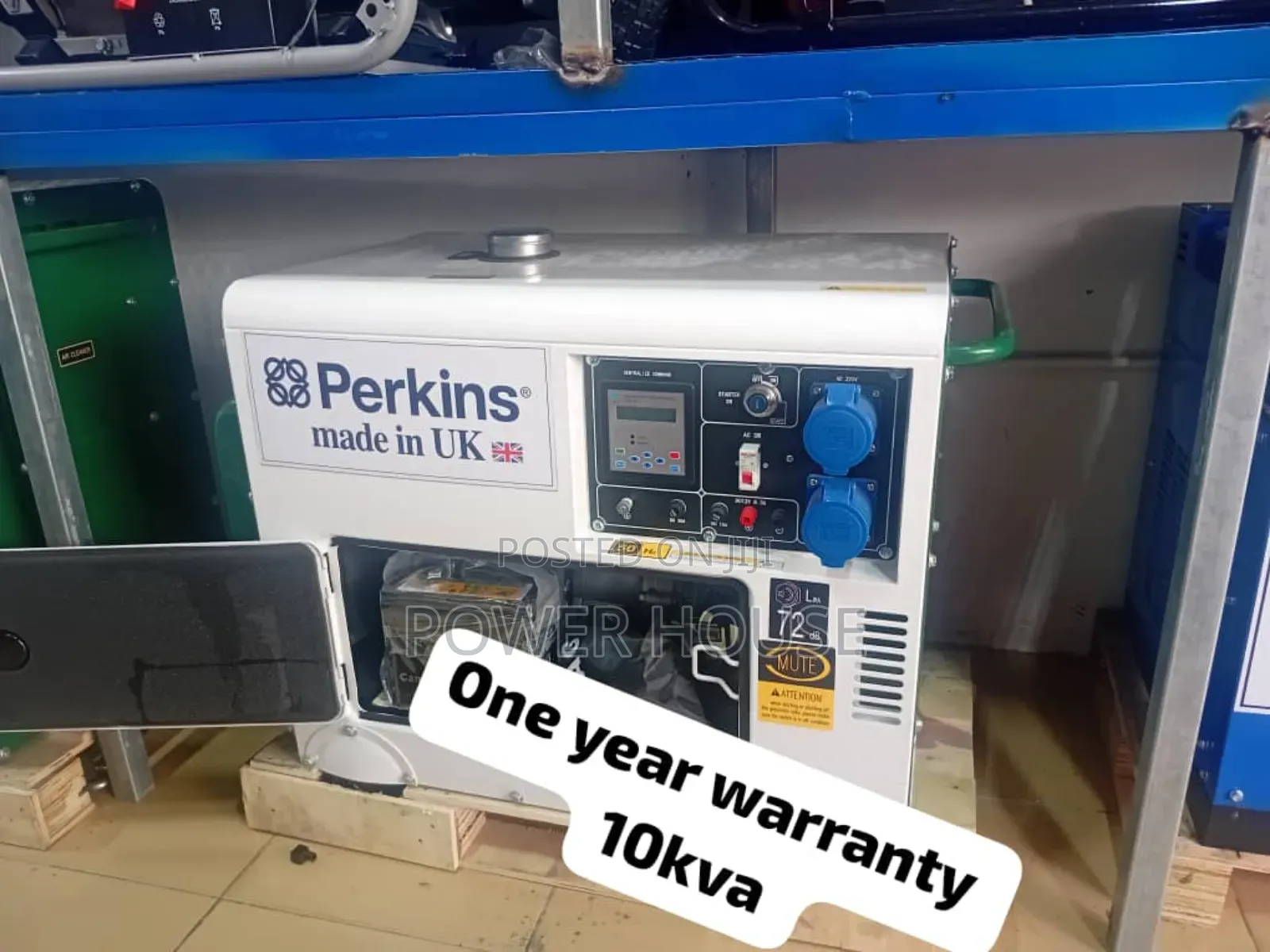 Freaky Perkins Silent 10kva 13000watts Uk Diesel Generator