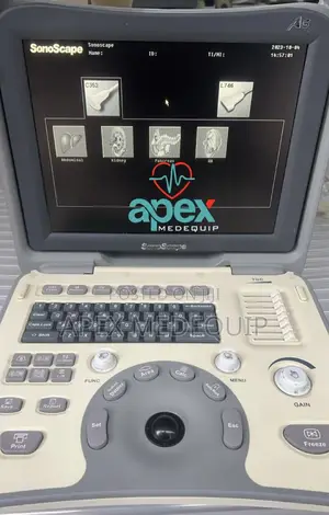 Sonoscape A6 Portable Ultrasound Machine + 2 Probes