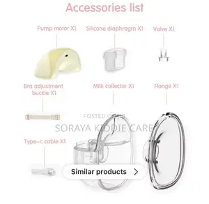 S18 Portable Hands Free Wearable Electric Breast Pump