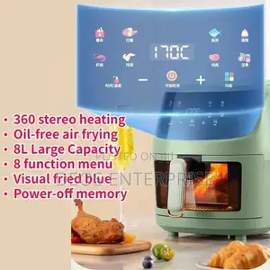 Smart 8l Touchscreen Silver Crest Air Fryer