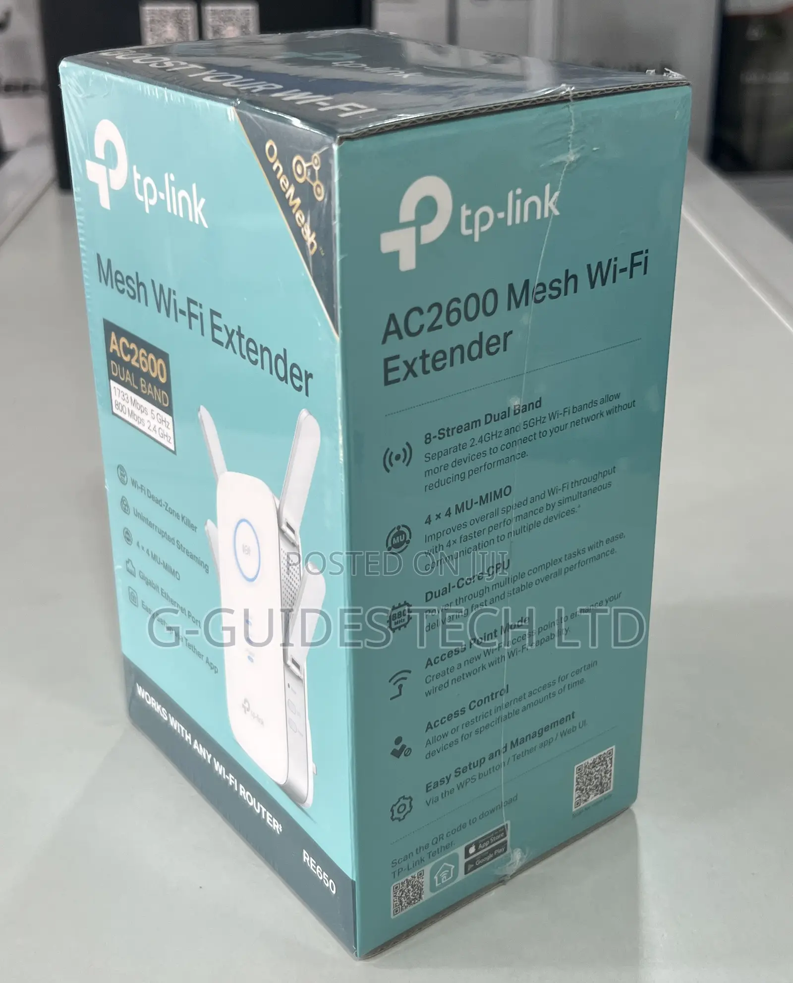 Tp-Link Ac2600 Mesh Wifi Extender Re650