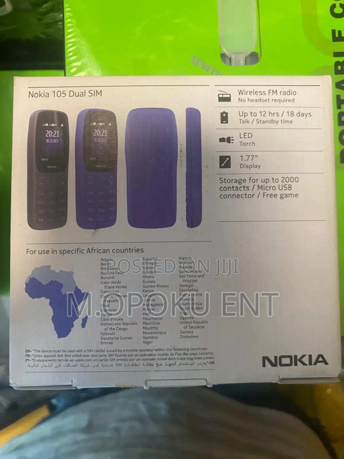 New Nokia 105 Black