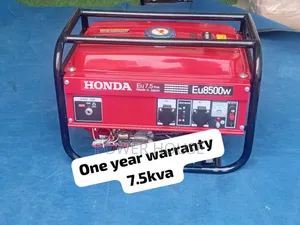 Enduring 7.5kva Honda Petrol 8500watts Generator 7.5kva