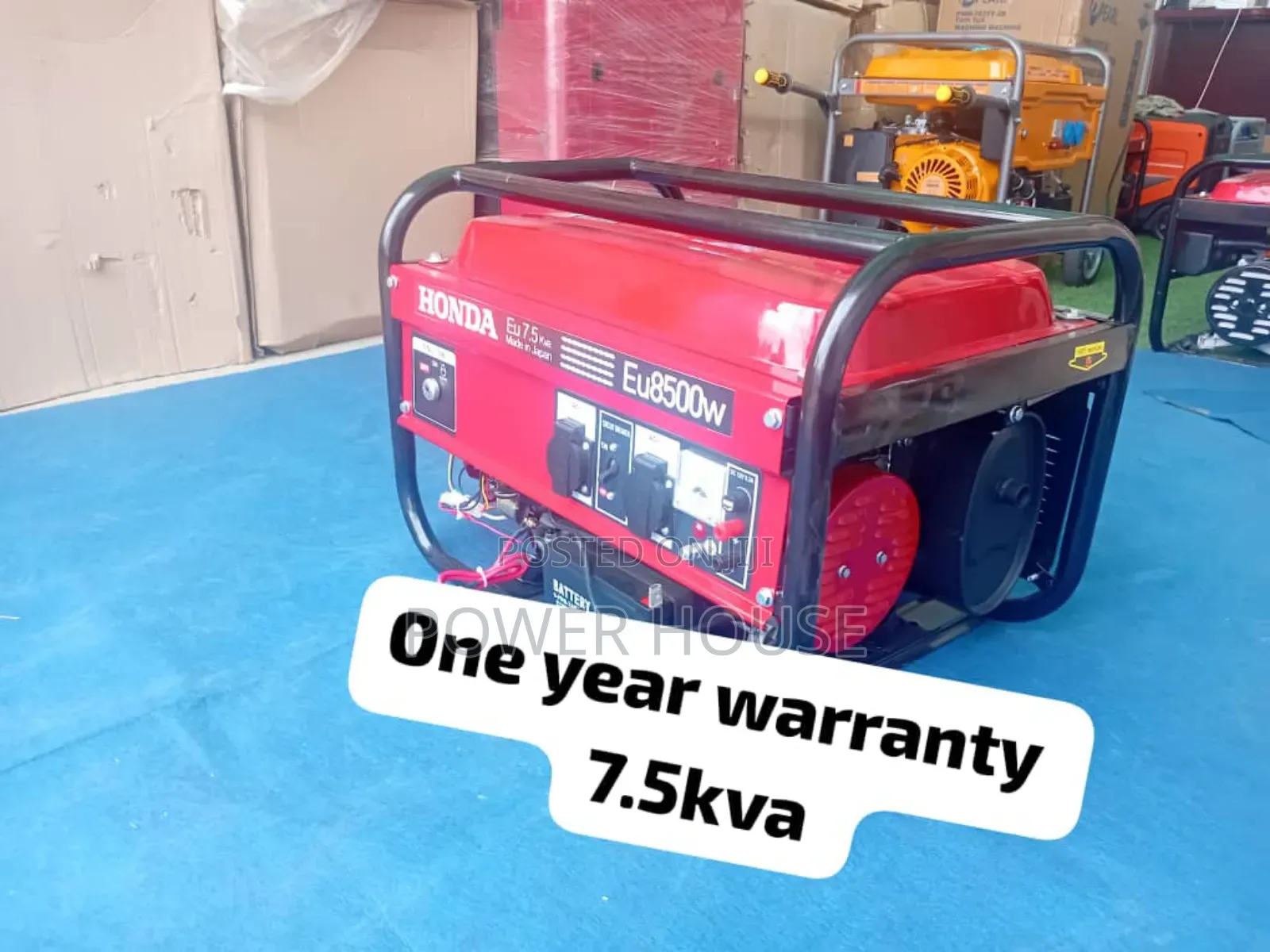 Long Standing Honda Petrol 7.5kva Generator 8500watts Honda