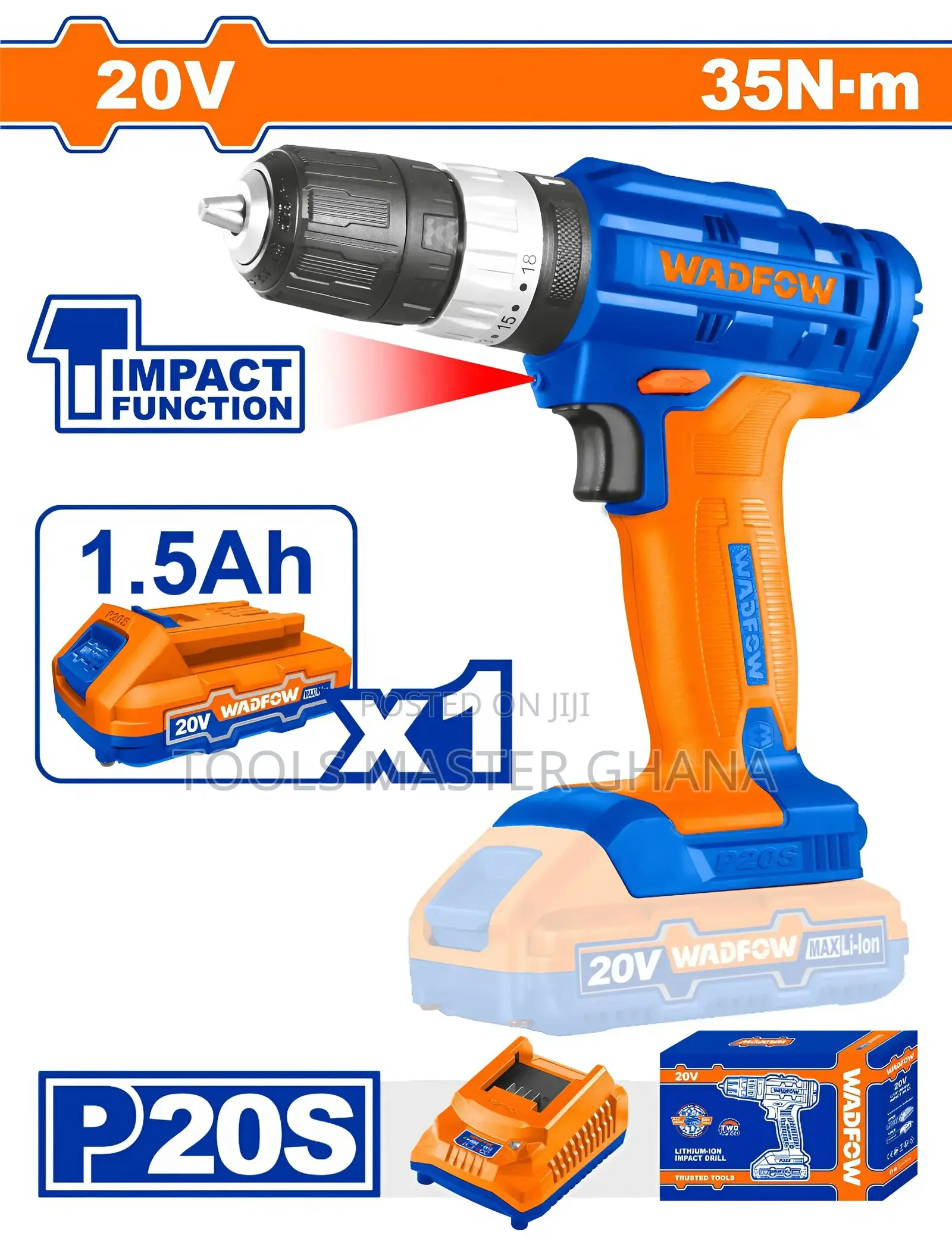 Cordless Impact Drill # Wcdp521