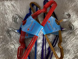 Colourful Metal Hangers - 10 Piece