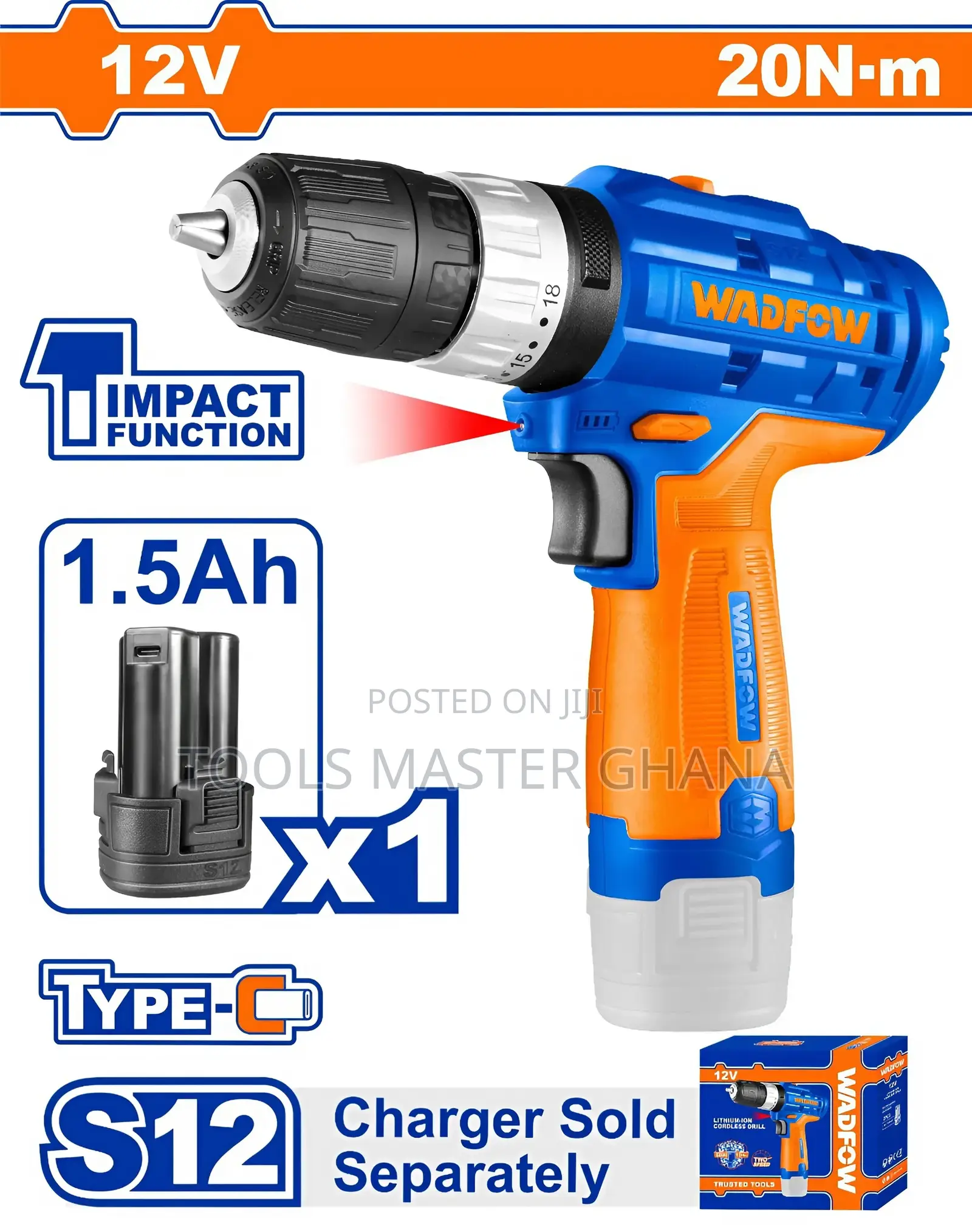 Cordless Impact Drill # Wcds540