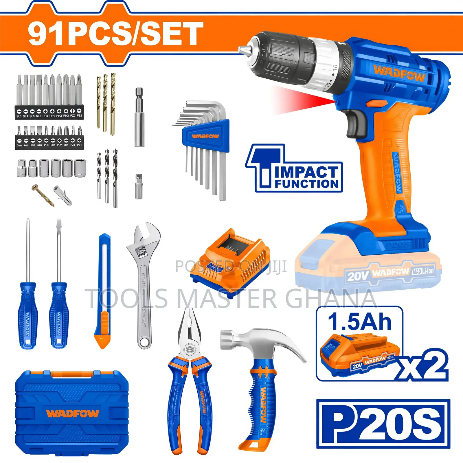 91 Pcs Tools Set # Wdt1b90