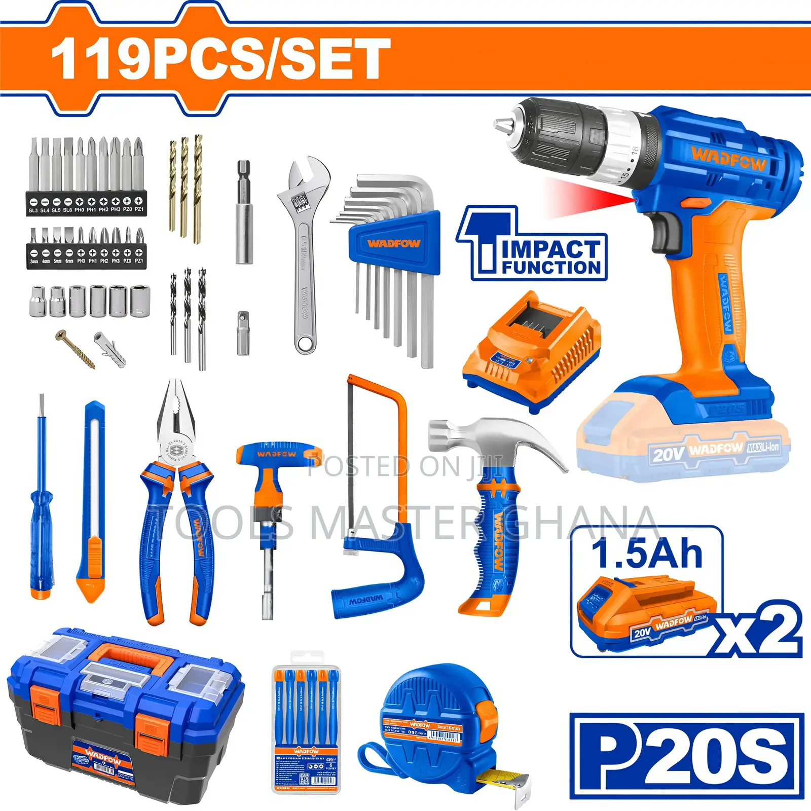 119 Pcs Tools Set # Wdt1b119