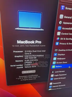 Laptop Apple MacBook Pro 8GB Intel Core i5 SSHD (Hybrid) 128GB
