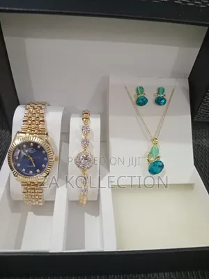 Luxury Blue Ladies Jewellery Set