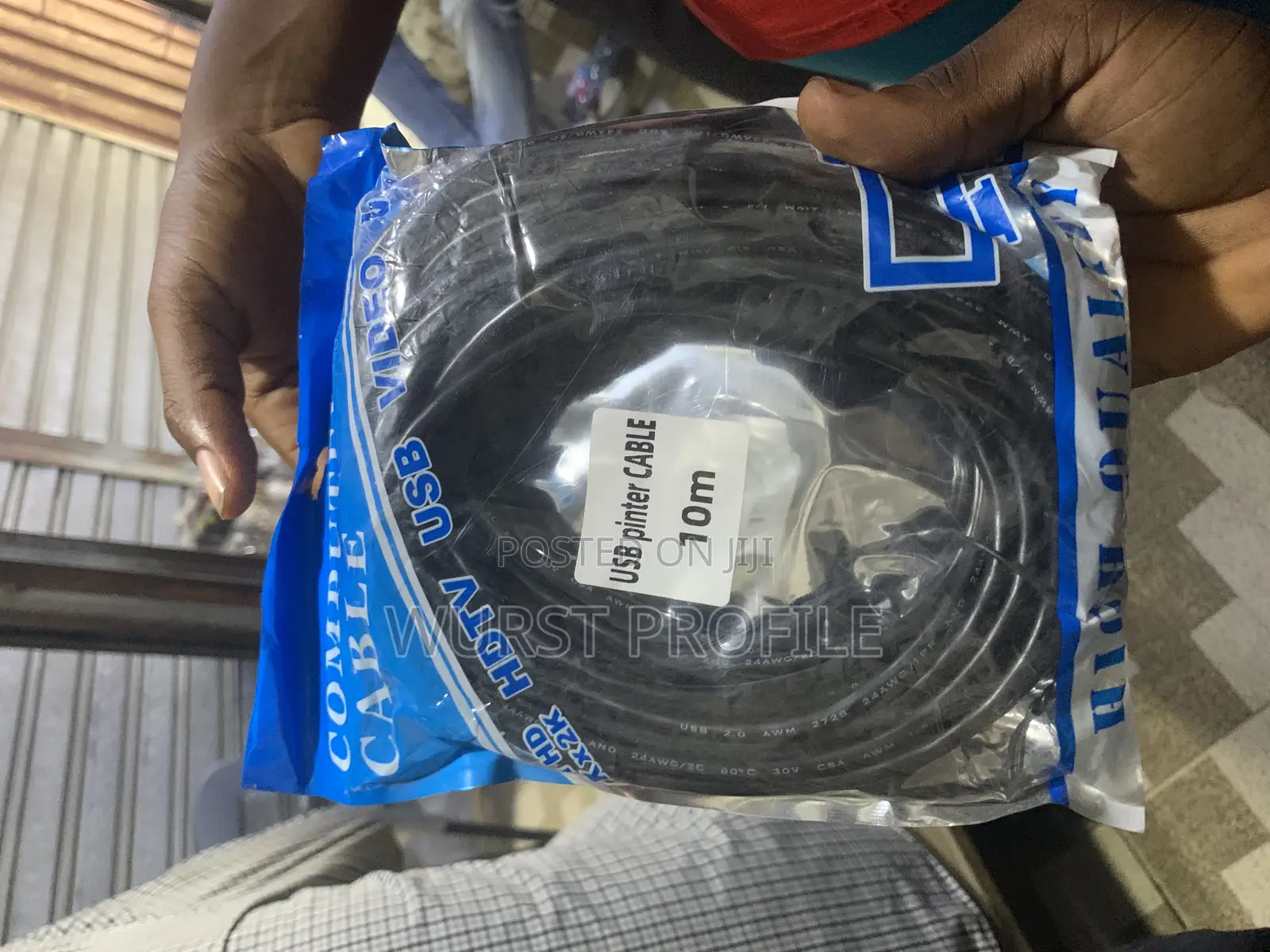 Usb to Printer Cable 10m