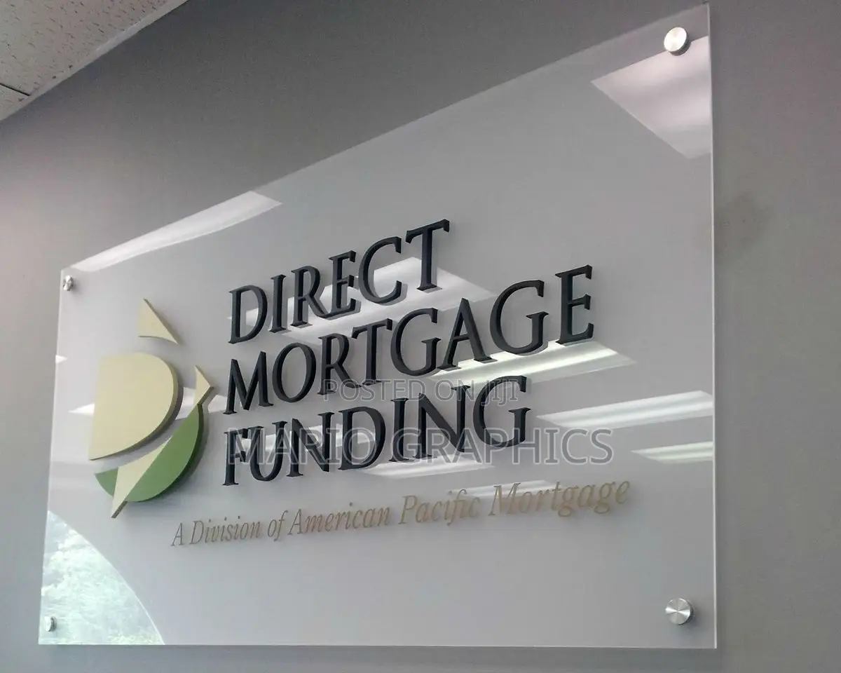 Office 2d Acrylic Signage