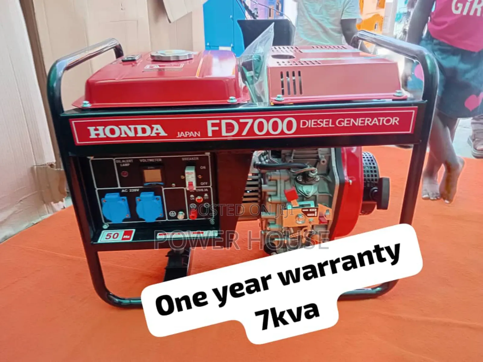 Celebrated 7kva 7000watts Diesel Generator Honda 7kva