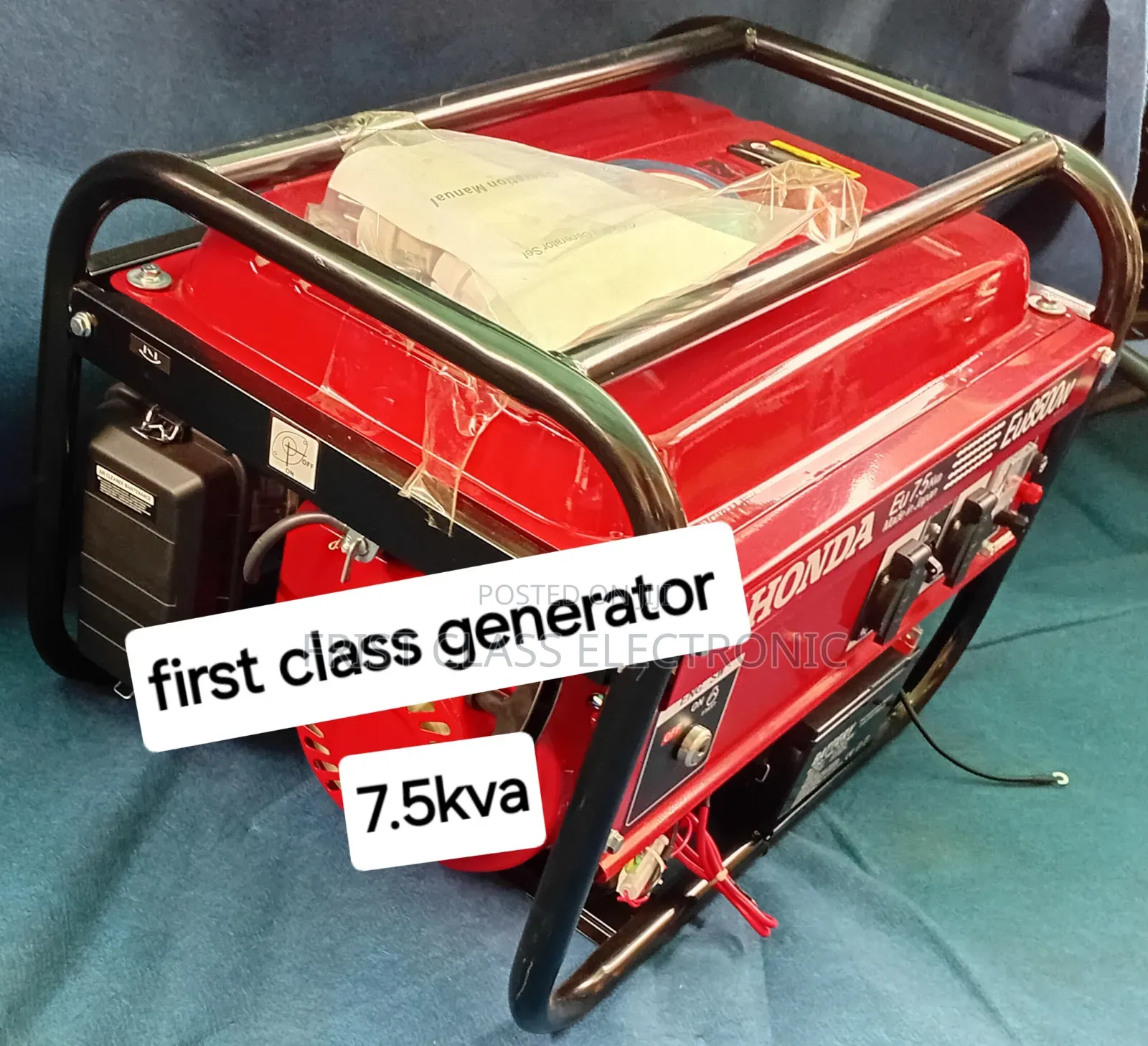 Compact 7.5kva Petrol Generator for Continuous Power Supply