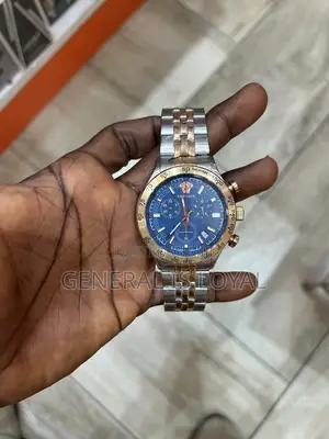 Versace Hellenyium Blue Sunray Dial
