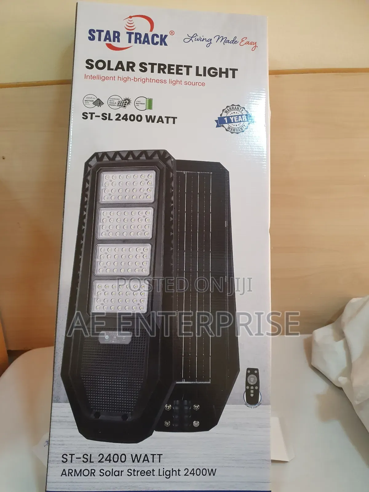 2400w Street Solar Light With Remote Control