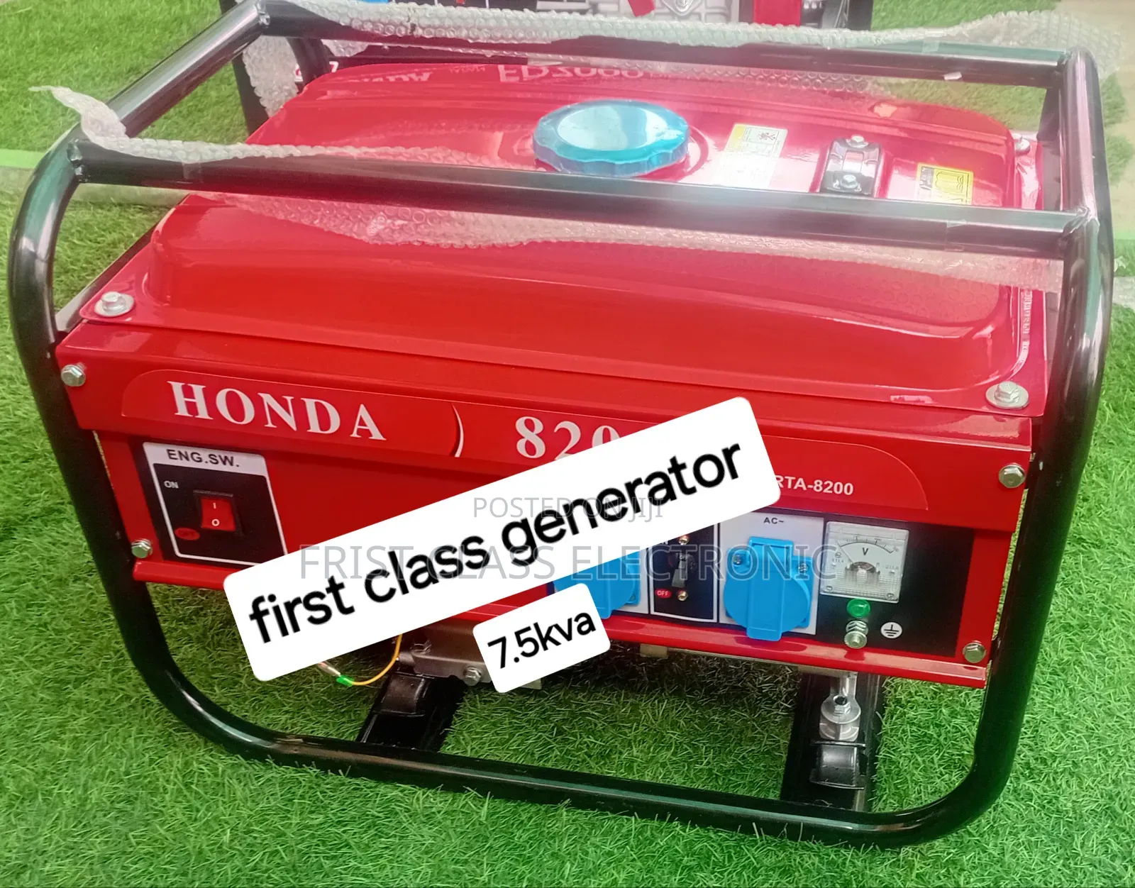Commercial Grade 7.5kva Petrol Generator