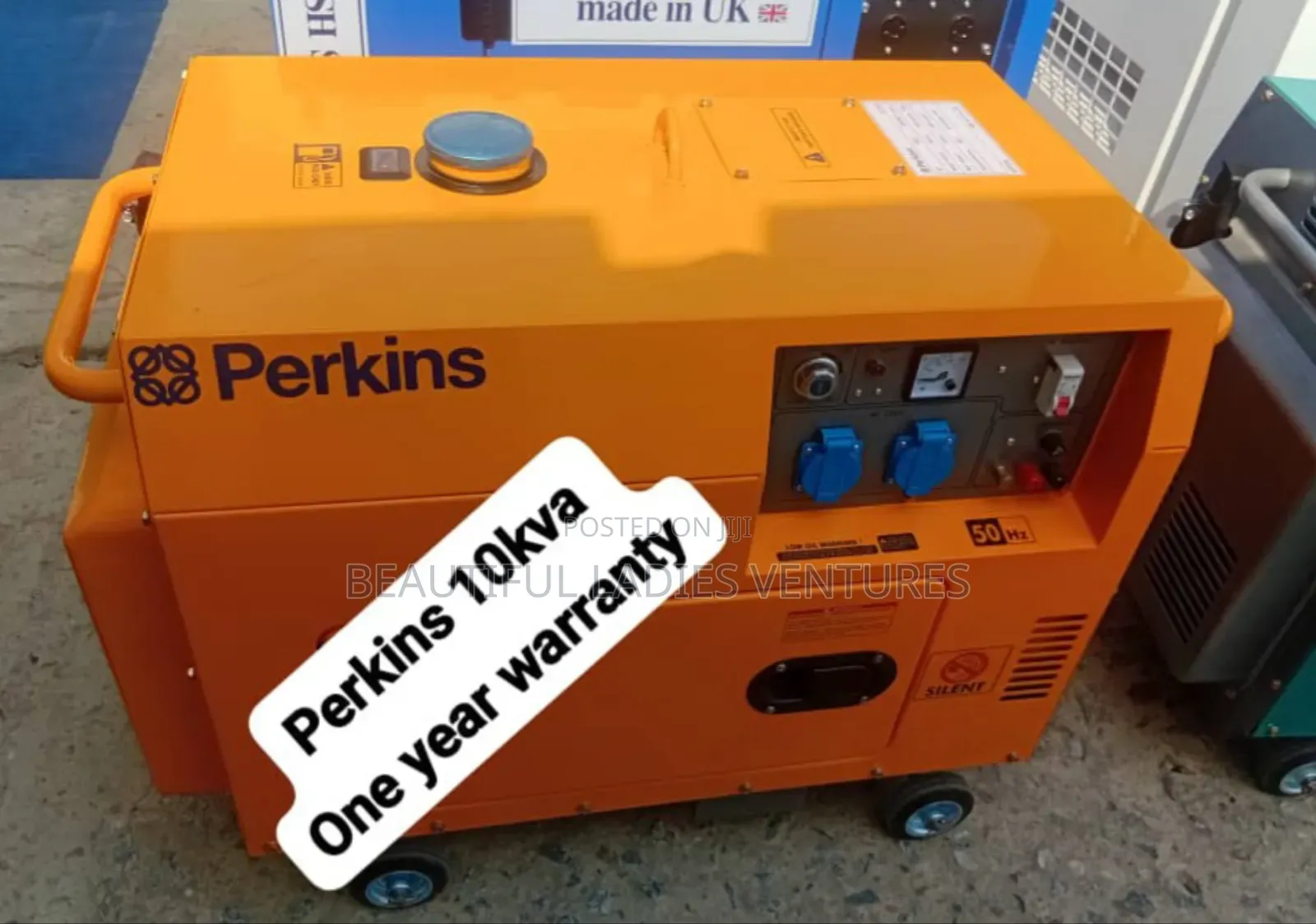 Yellow Perkins 13000watt Diesel
