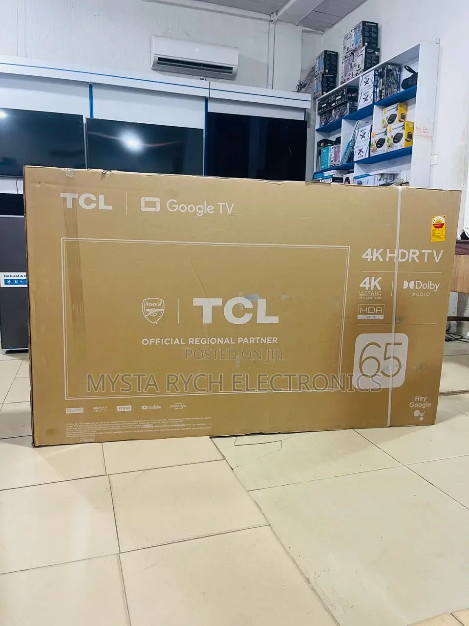 2025 New TCL 65” Andriod Smart Satellite Tv