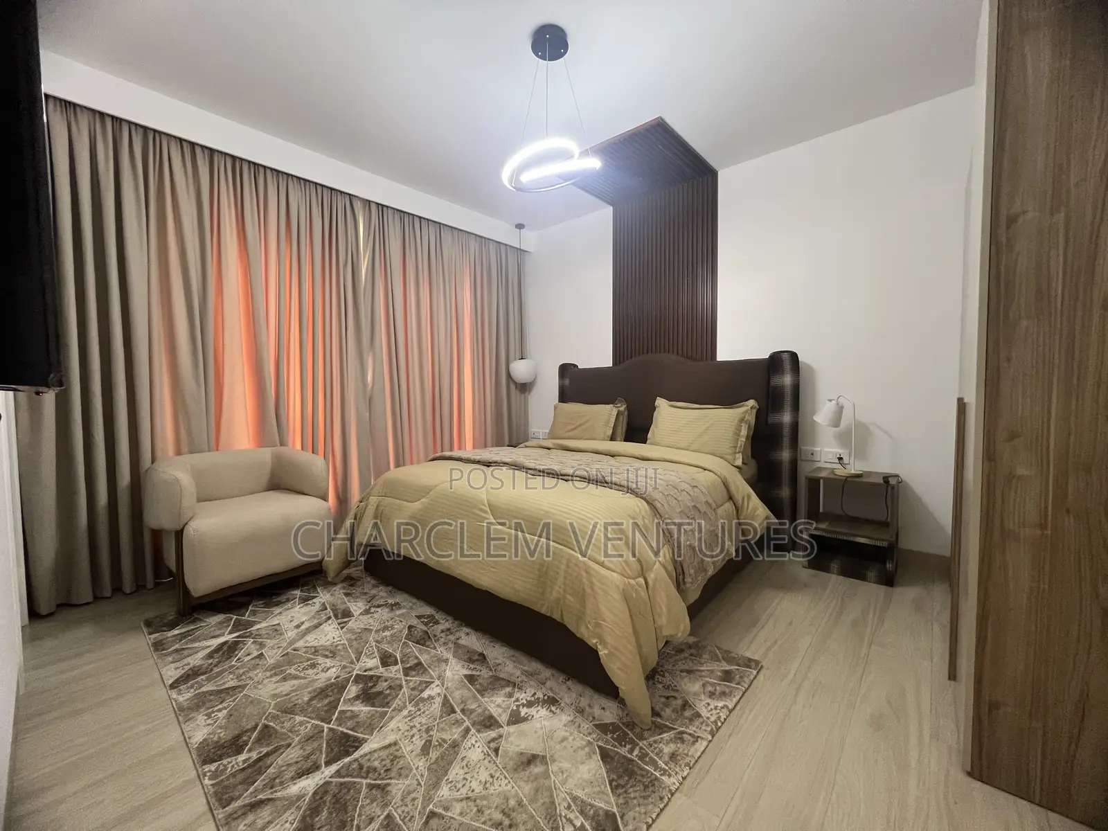 Furnished 3bdrm Apartment in Charclem Ventures, Cantonments for rent