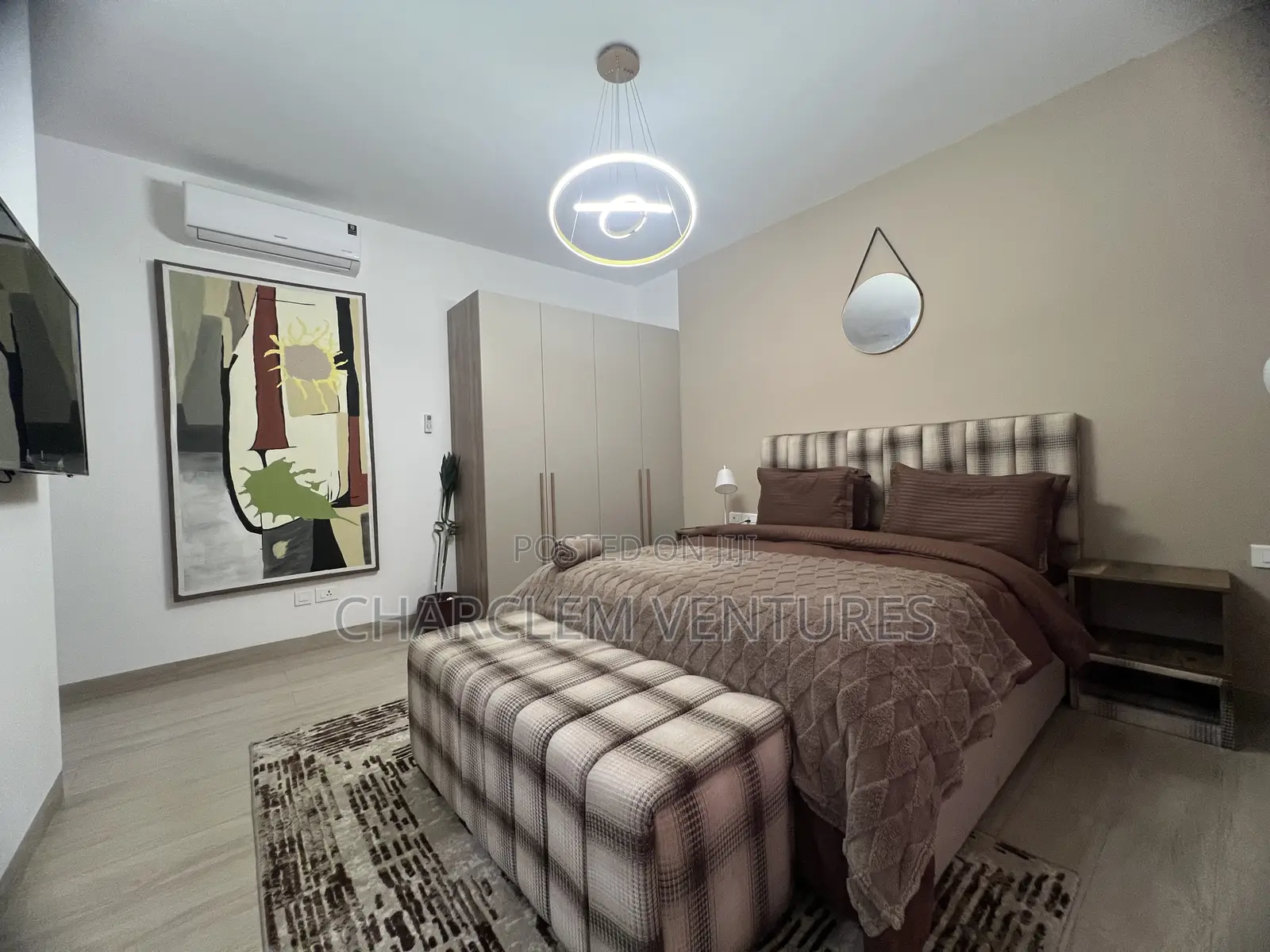 Furnished 3bdrm Apartment in Charclem Ventures, Cantonments for rent