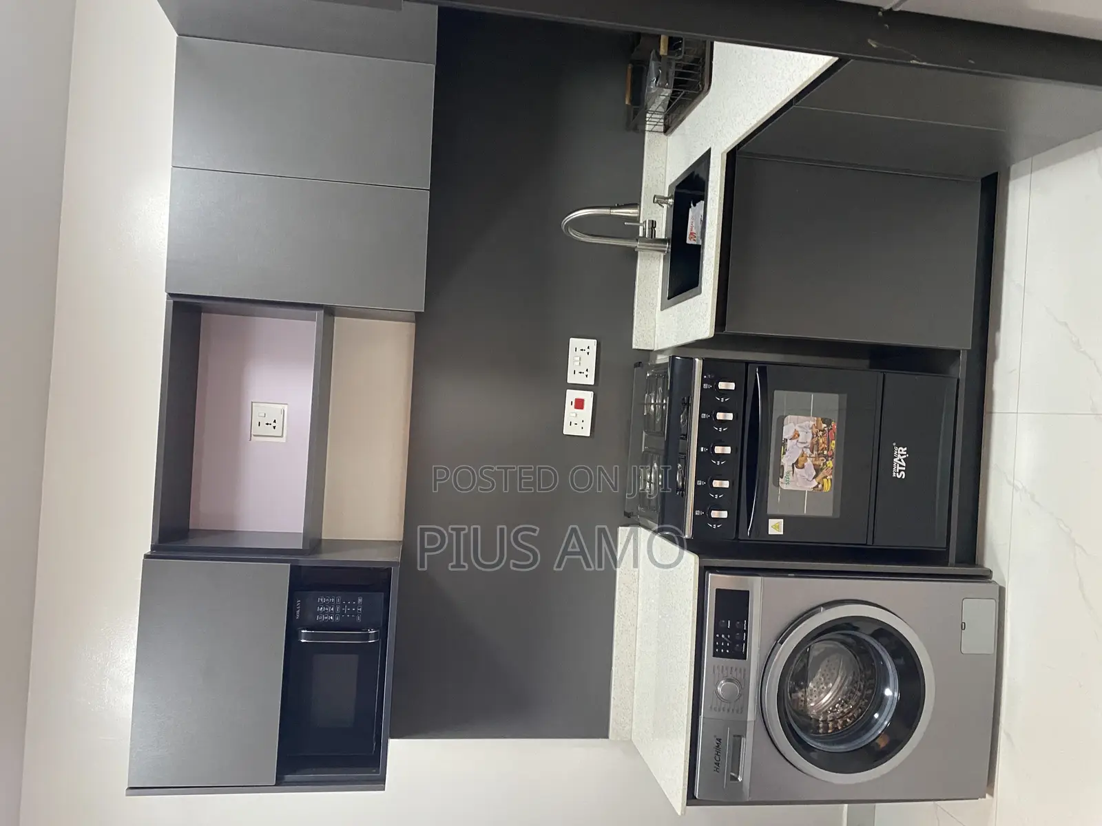 Furnished 1bdrm Apartment in Teshie Bushroad for rent