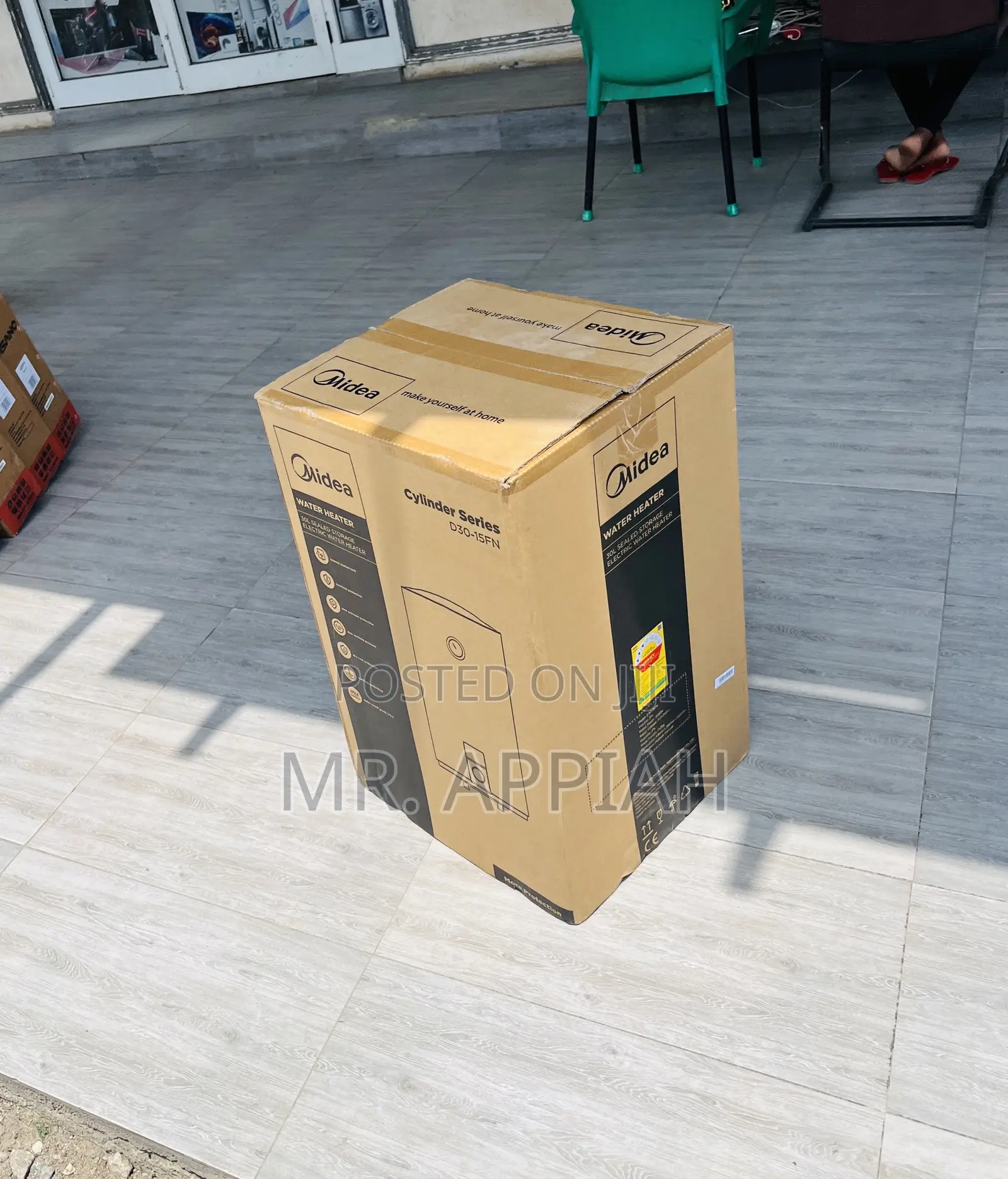 Affordable Midea 50 Liters Water Heater(White/Black).
