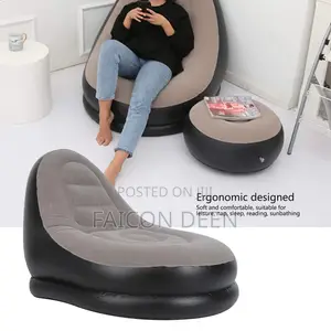Inflate and Unwind Anytime ,Anywhere;Inflatable Air Sofas + Free Pump