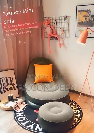 Enjoy the Outdoor With Ultimate Comfort;Inflatable Air Sofa +Free Pump