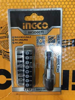 Ingco Screwdriver Bits Set (9pcs)