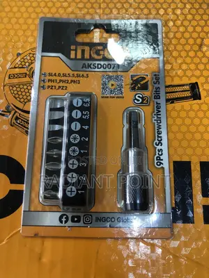 Ingco Screwdriver Bits Set (9pcs)