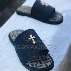 Brown Ntwabom Fendi Slippers