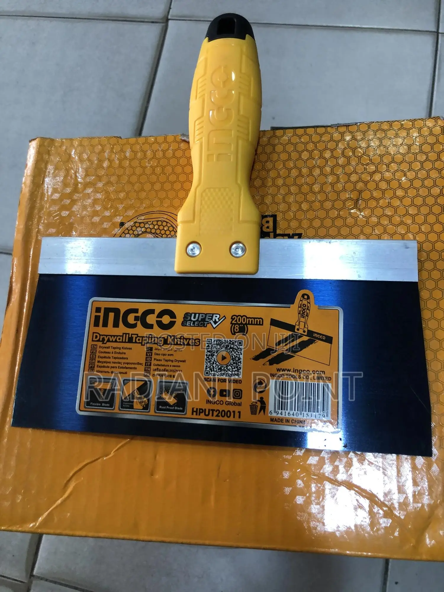 Drywall Tapping Knife Ingco (8”)