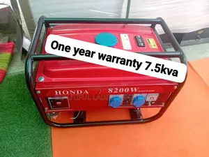 Red Honda Generator Petrol 8200watt