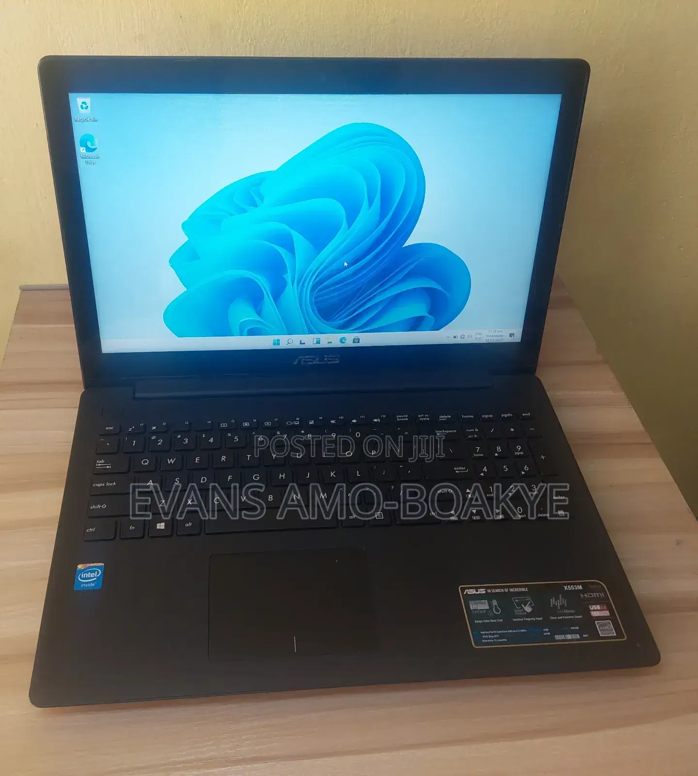 Laptop Asus X553MA 4GB Intel Celeron SSD 256GB