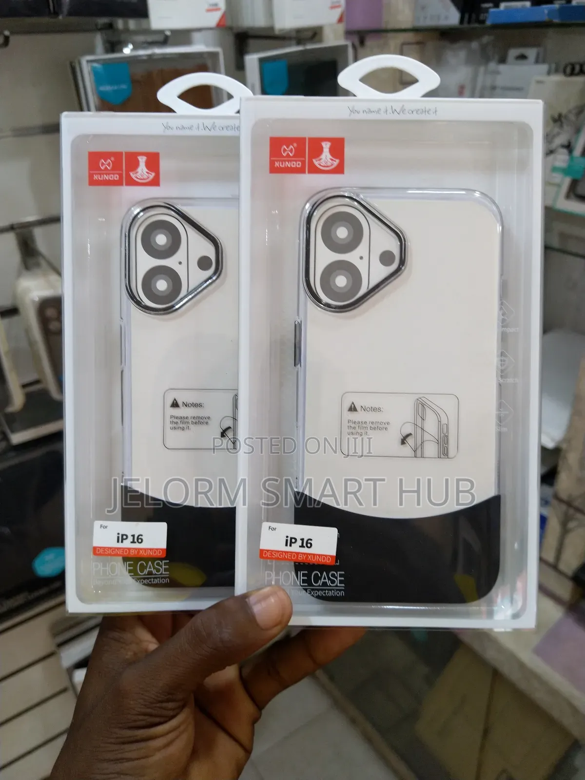 iPhone 16 /16 Plus Transparent Half Case