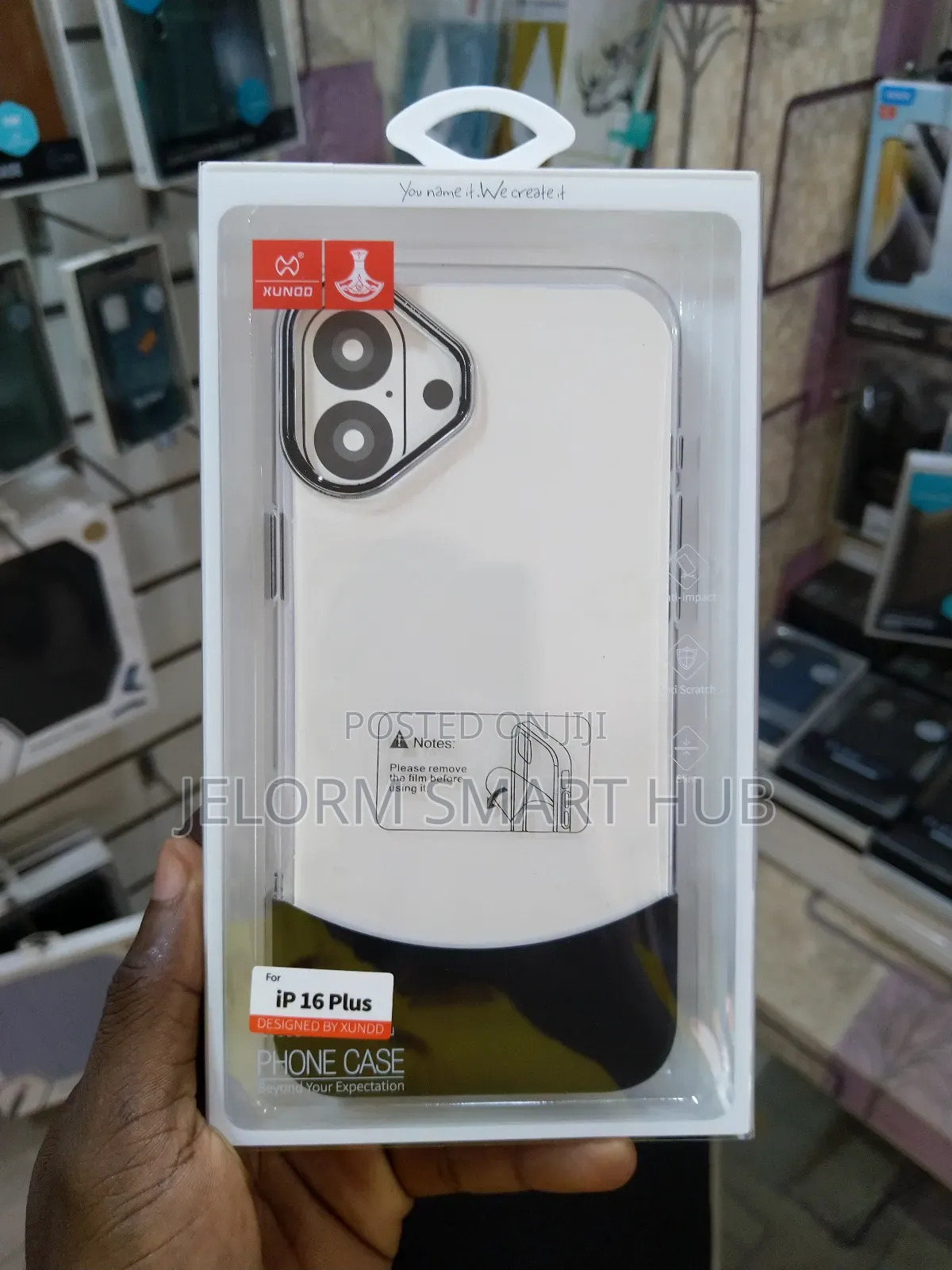 iPhone 16 /16 Plus Transparent Half Case