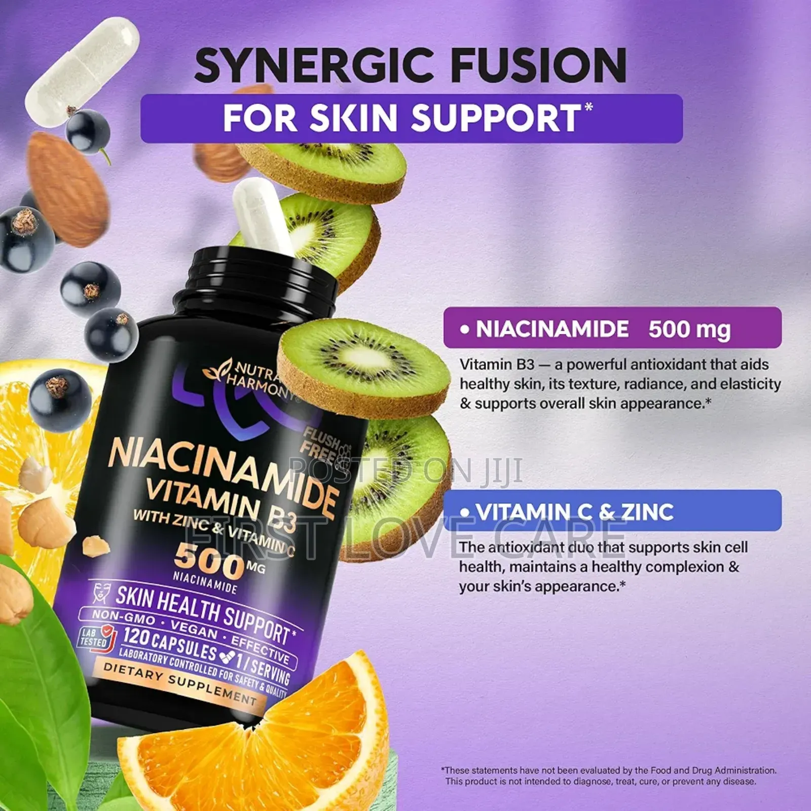 Nutra Harmony Niacinamide Vitamin B3 With Zinc Vitamin C