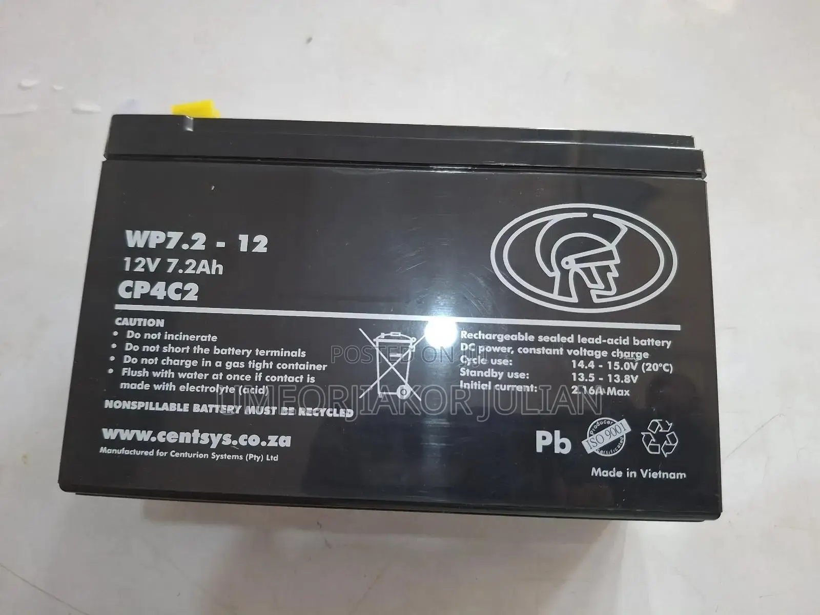 Centurion Gate Motor Batter