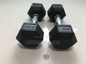Hex Dumbbell 7.5kg Pair