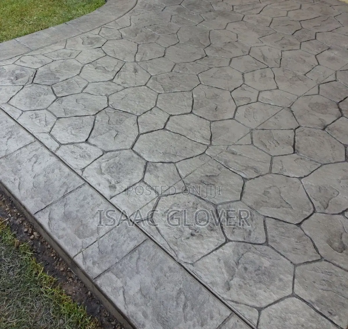 Patterned Imprint Concrete Stamped Floors