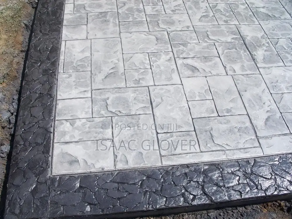 Patterned Imprint Concrete Stamped Floors