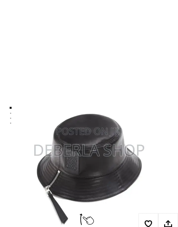 Leather Bucket Hats / Round Caps