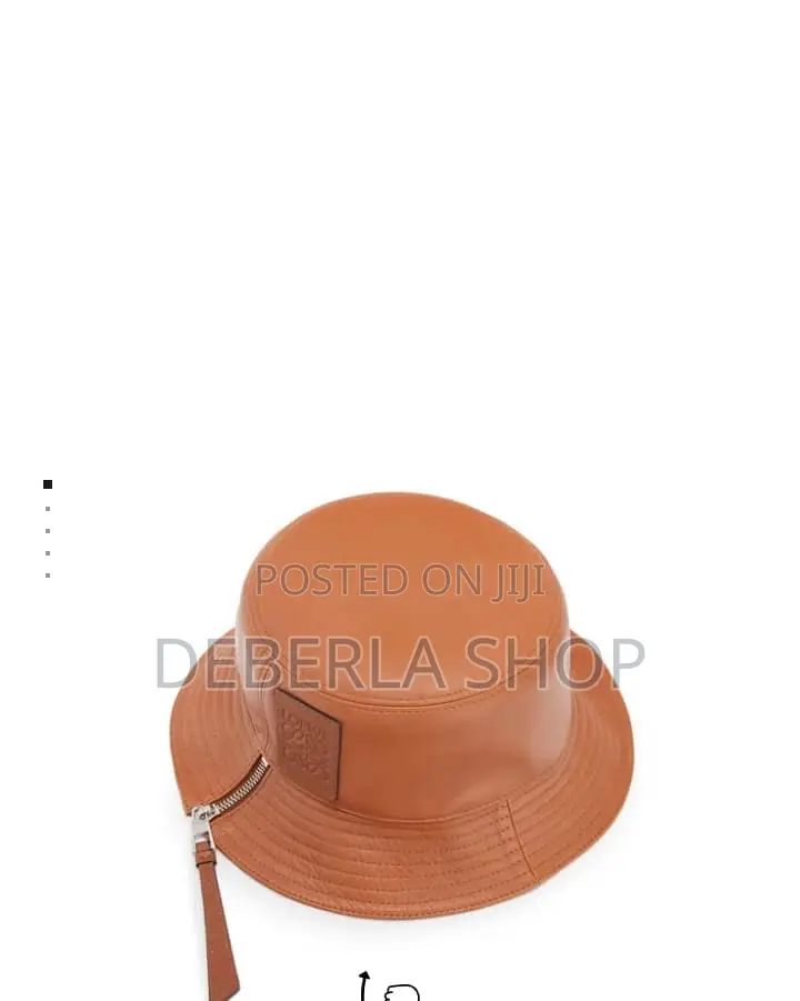 Leather Bucket Hats / Round Caps